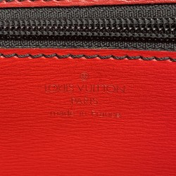 Louis Vuitton Clutch Bag Epi Pochette Envelope Castilian Red Ladies