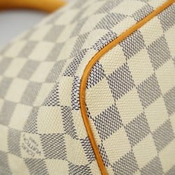 Louis Vuitton Handbag Damier Azur Saleya N51186 White Women's