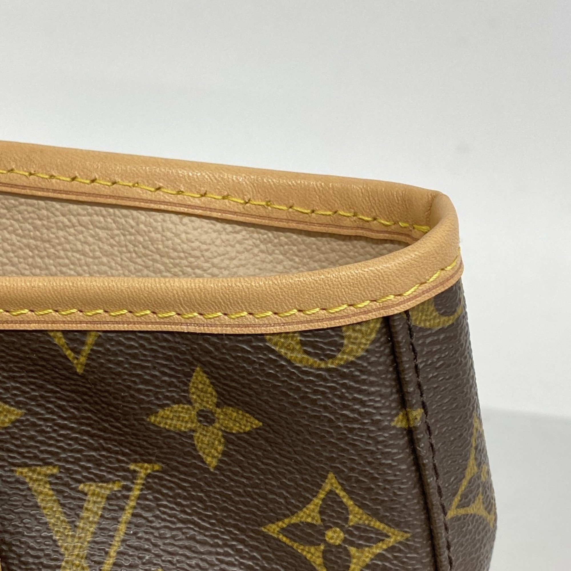 Louis Vuitton Tote Bag Monogram Bucket PM M42238 Brown Women's