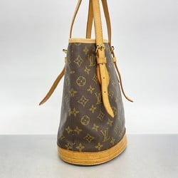 Louis Vuitton Tote Bag Monogram Bucket PM M42238 Brown Women's