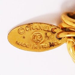 Chanel Necklace Coco Mark Circle GP Plated Gold Ladies