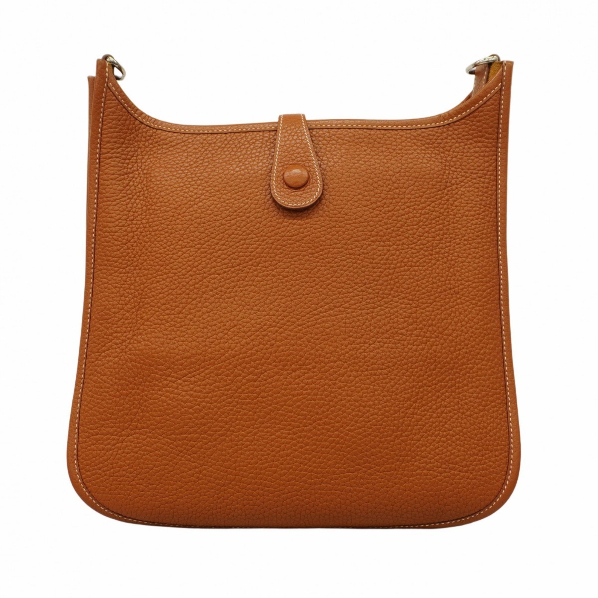 Hermes shoulder bag Evelyn 1PM Taurillon Clemence gold □I stamp