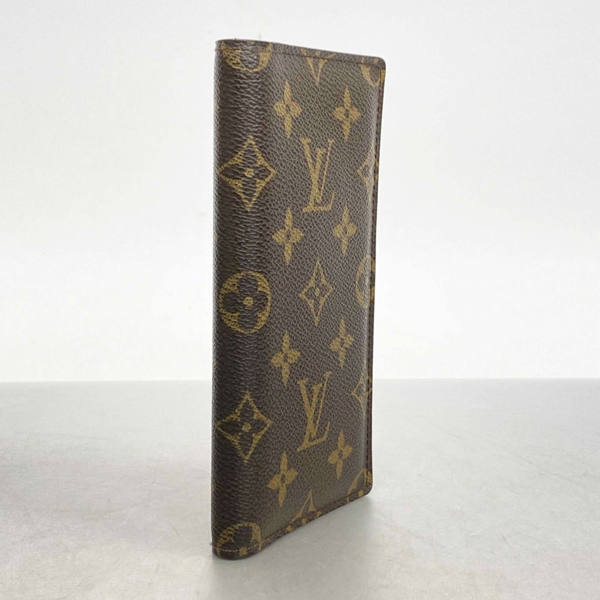 Louis Vuitton Notebook Cover Monogram Agenda Poche R20503 Brown Men's Women's