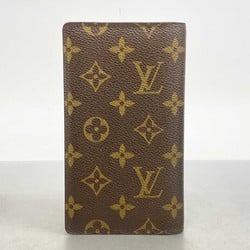 Louis Vuitton Notebook Cover Monogram Agenda Poche R20503 Brown Men's Women's