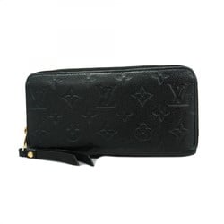 Louis Vuitton Long Wallet Monogram Empreinte Zippy M61864 Noir Ladies