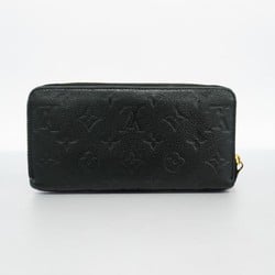 Louis Vuitton Long Wallet Monogram Empreinte Zippy M61864 Noir Ladies