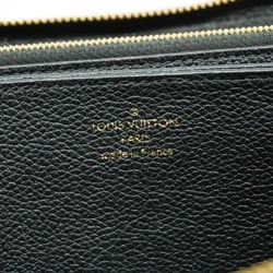 Louis Vuitton Long Wallet Monogram Empreinte Zippy M61864 Noir Ladies