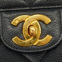 Chanel handbag Matelasse caviar skin navy ladies