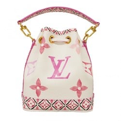 Louis Vuitton Shoulder Bag Monogram Giant By The Pool Nano Noe M82326 White Rose Ladies