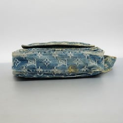 Louis Vuitton Waist Bag Monogram Denim Bum M95347 Blue Women's