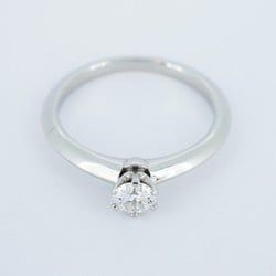 Tiffany ring solitaire 1PD diamond Pt950 platinum 0.28ct size 11 ladies