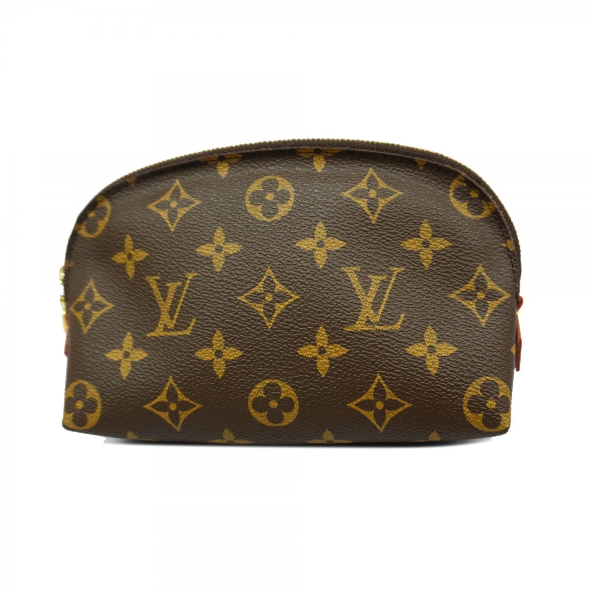 Louis Vuitton Pouch Monogram Pochette Tick M47515 Brown Ladies