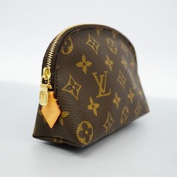 Louis Vuitton Pouch Monogram Pochette Tick M47515 Brown Ladies