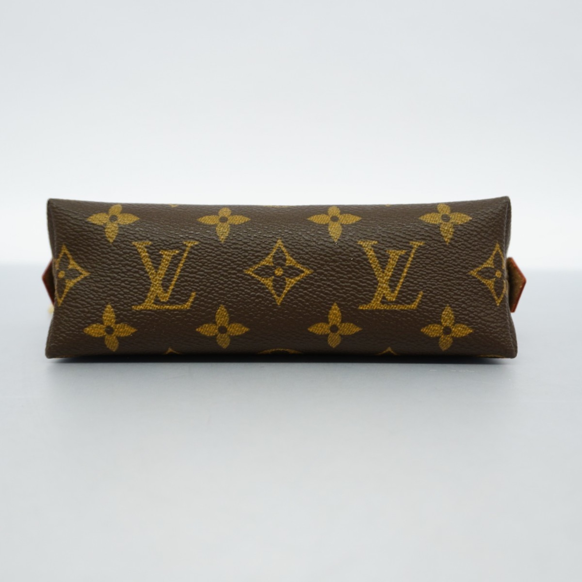 Louis Vuitton Pouch Monogram Pochette Tick M47515 Brown Ladies