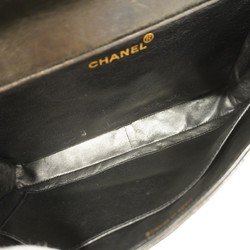 Chanel Shoulder Bag Matelasse Double Face Lambskin Black Women's