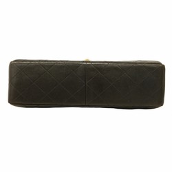 Chanel Shoulder Bag Matelasse Double Face Lambskin Black Women's