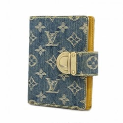 Louis Vuitton Notebook Cover Monogram Denim Agenda PM R20010 Blue Ladies