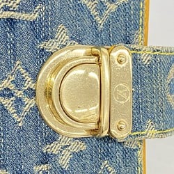 Louis Vuitton Notebook Cover Monogram Denim Agenda PM R20010 Blue Ladies