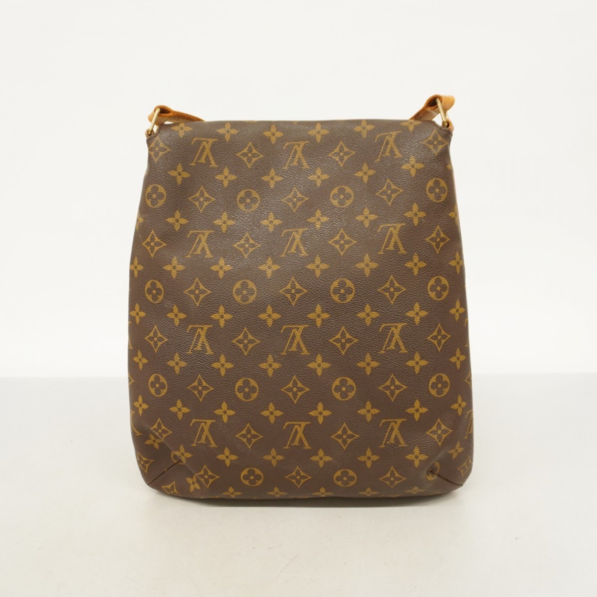 Louis Vuitton Shoulder Bag Monogram Musette M51256 Brown Ladies