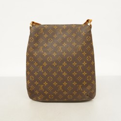 Louis Vuitton Shoulder Bag Monogram Musette M51256 Brown Ladies