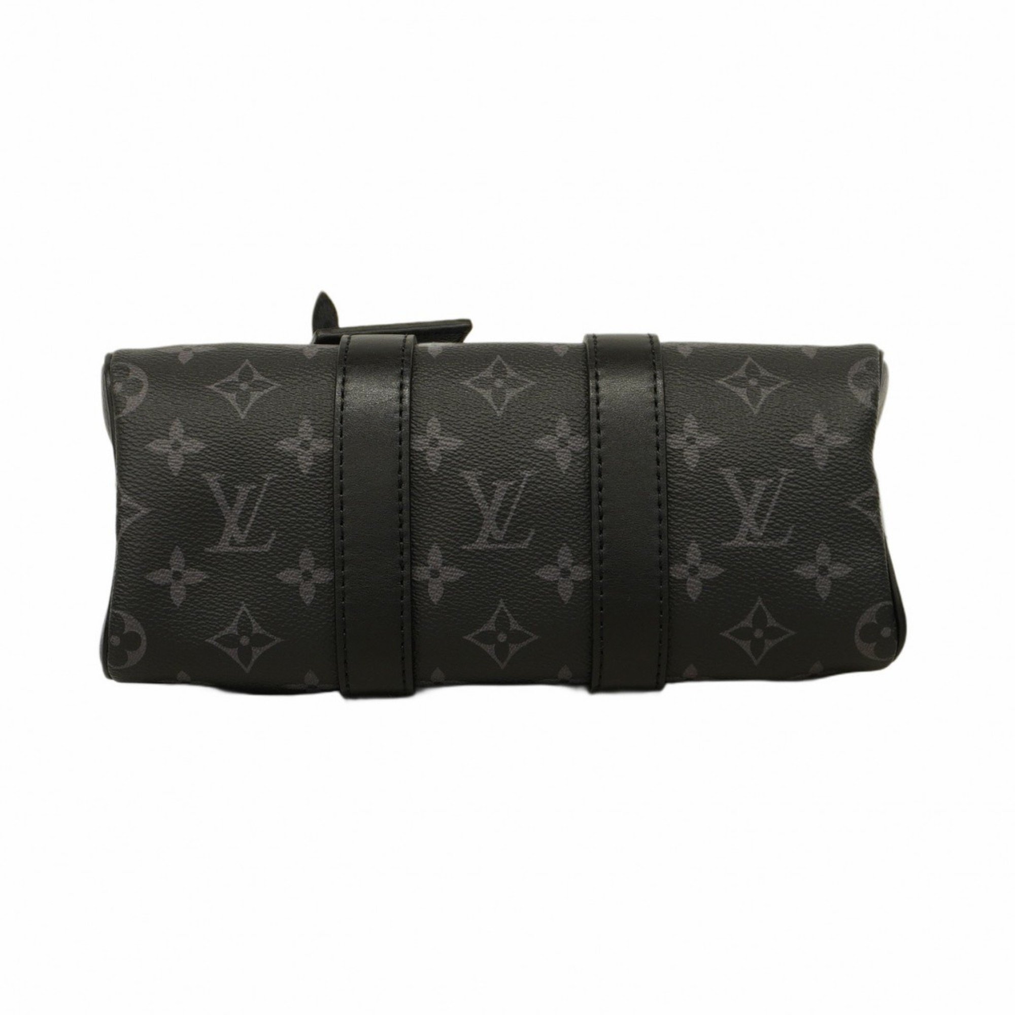 Louis Vuitton Handbag Monogram Eclipse Keepall Bandouliere 25 M46271 Black Men's