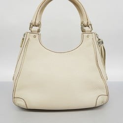 chanel handbag leather white ladies