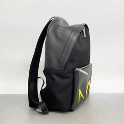 Fendi Backpack/Daypack Monster Nylon Black Men's Women's