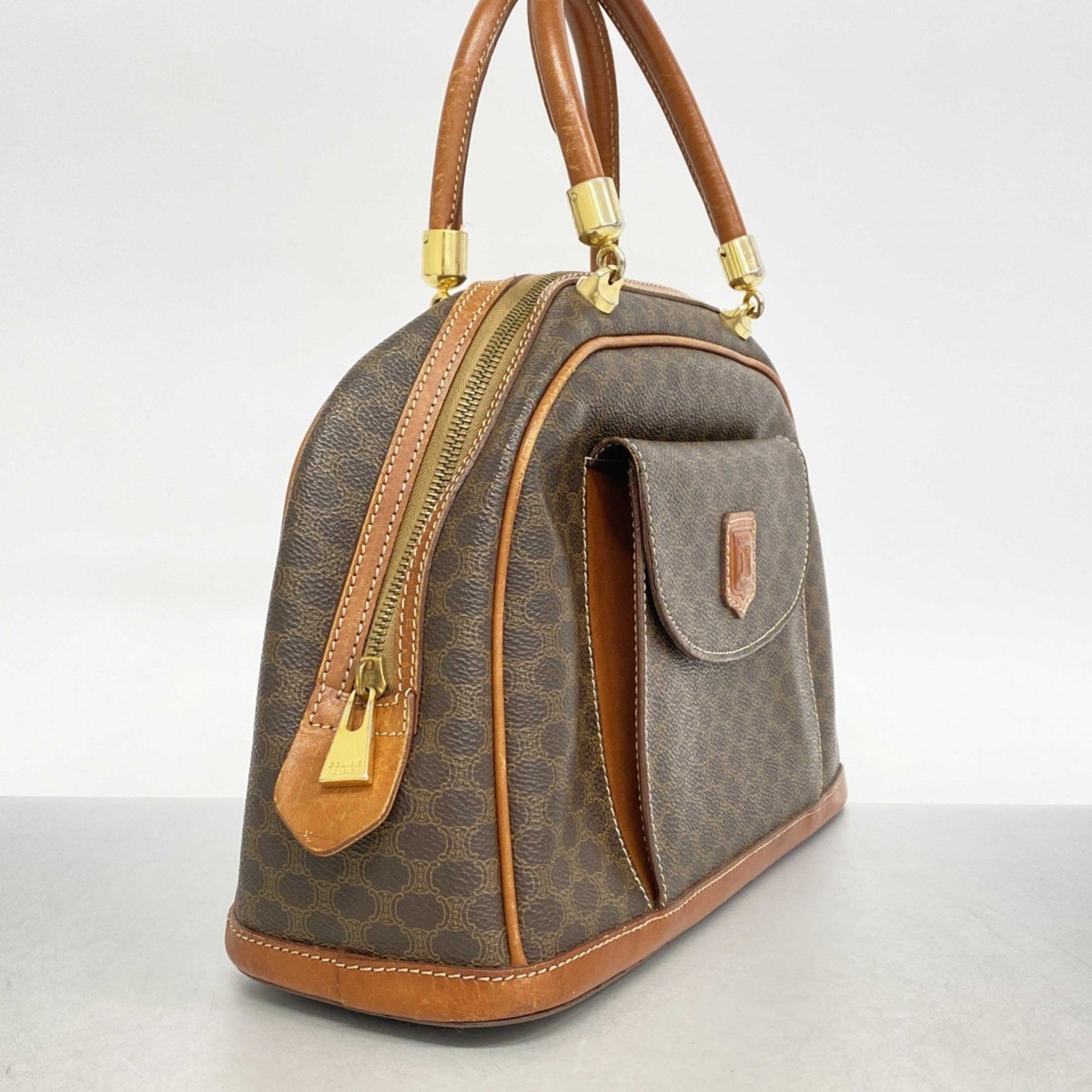 Celine handbag macadam brown ladies