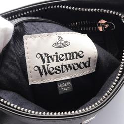 Vivienne Westwood Red Label Square Shoulder Bag Leather Women's Black 51160005L001LN403