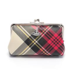 Vivienne Westwood Red Label DERBY POUCH WITH METAL FRAME Pouch Bag Faux Leather Women's Black Multicolor 44030037S0012O101