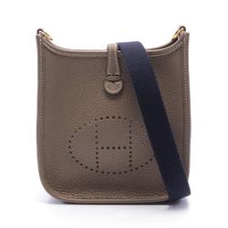 Hermes HERMES Evelyn TPM Shoulder Bag Taurillon Clemence Women's Brown