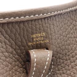 Hermes HERMES Evelyn TPM Shoulder Bag Taurillon Clemence Women's Brown