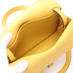 Hermes HERMES Arzan 25 Handbag Bag Taurillon Clemence Women's Yellow 082027CK