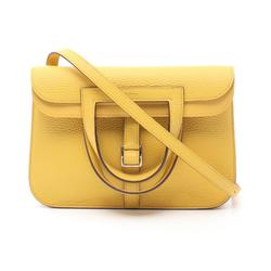 Hermes HERMES Arzan 25 Handbag Bag Taurillon Clemence Women's Yellow 082027CK