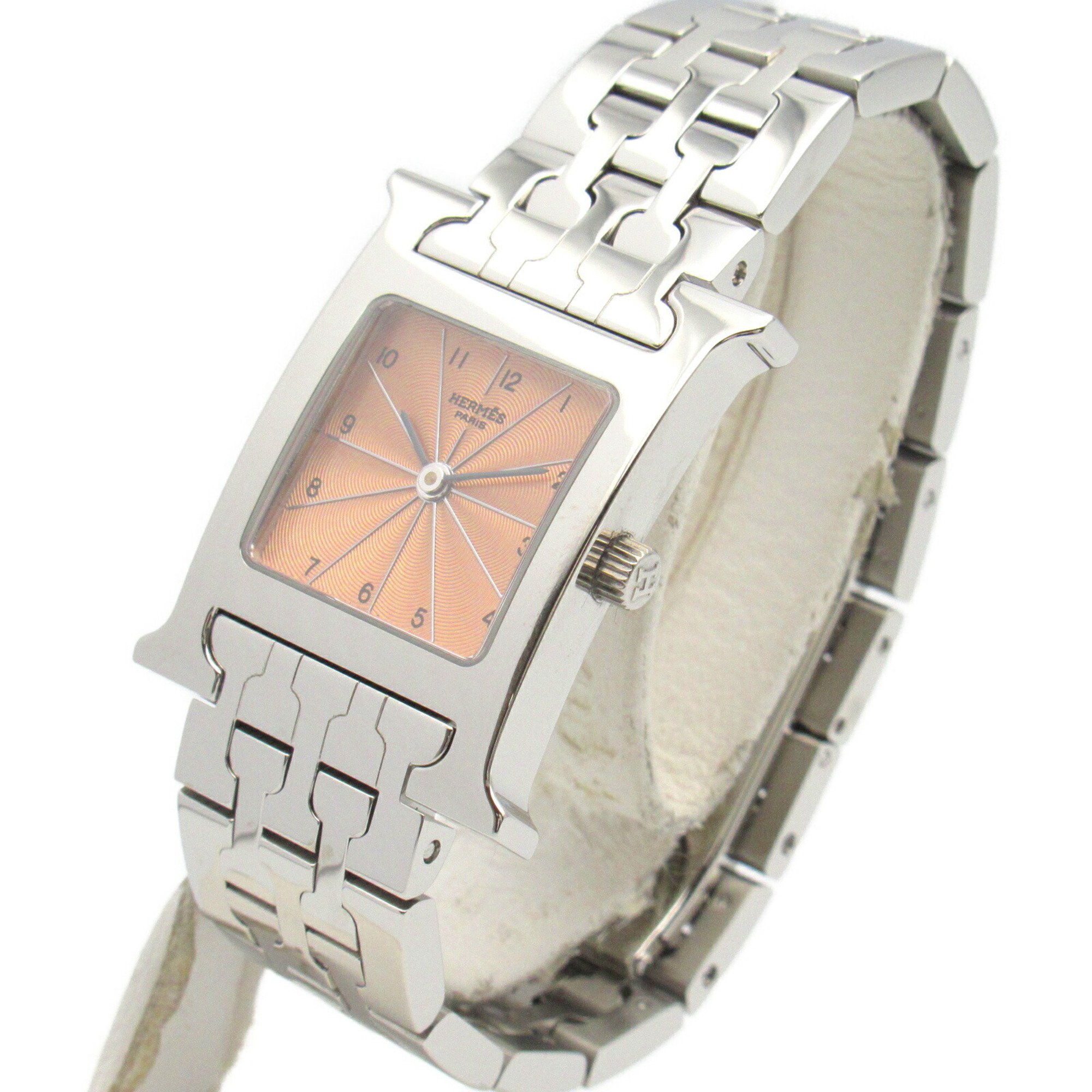 Hermes HERMES H Watch Wristwatch Stainless Steel Ladies Orange HH1.210