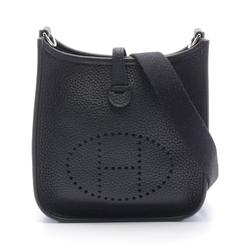 Hermes HERMES Evelyn TPM Shoulder Bag Taurillon Clemence Women's Black