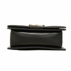 Chanel Shoulder Bag Boy Lambskin Black Women's