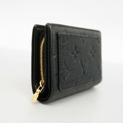 Louis Vuitton Wallet Monogram Empreinte Portefeuille M80151 Noir Ladies