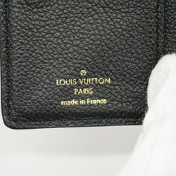 Louis Vuitton Wallet Monogram Empreinte Portefeuille M80151 Noir Ladies