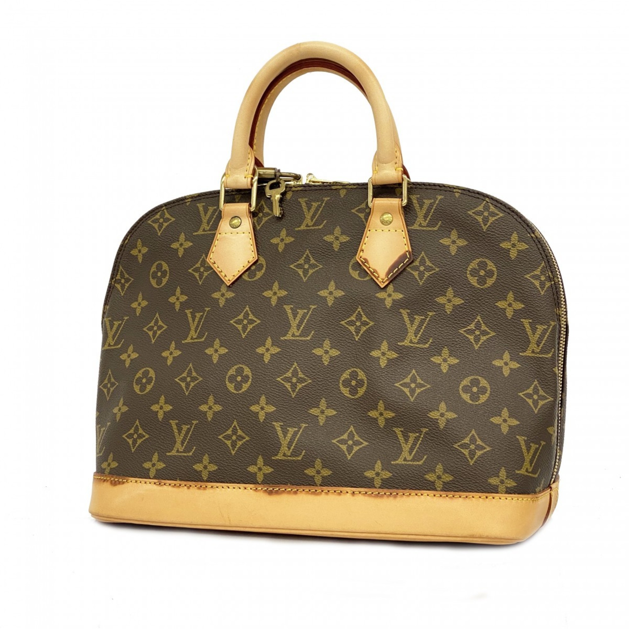 Louis Vuitton handbag Monogram Alma M51130 brown ladies