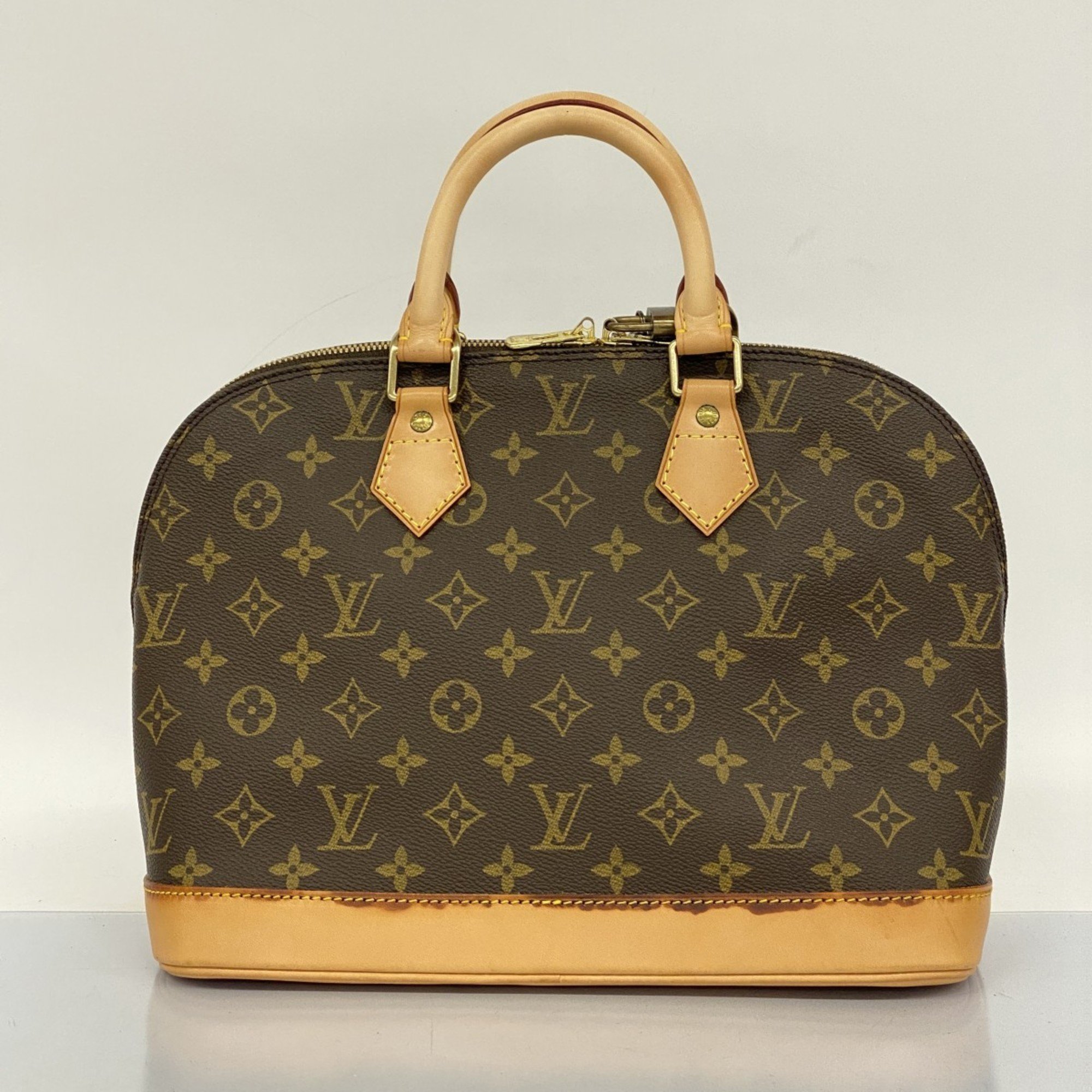 Louis Vuitton handbag Monogram Alma M51130 brown ladies