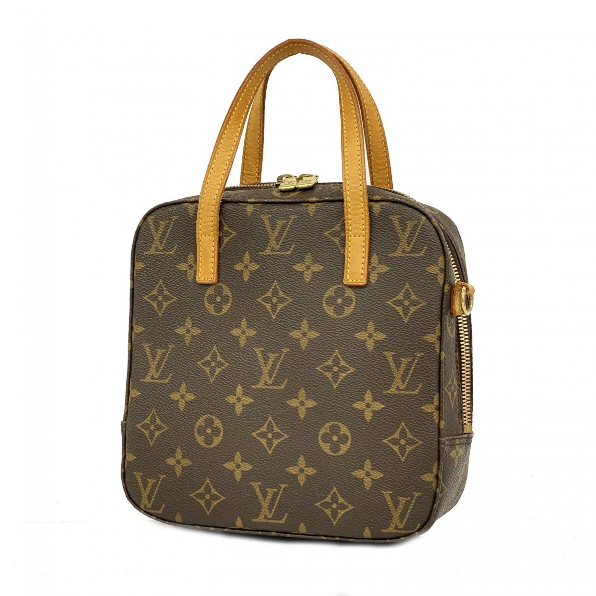 Louis Vuitton handbag Monogram Spontini M47500 brown ladies