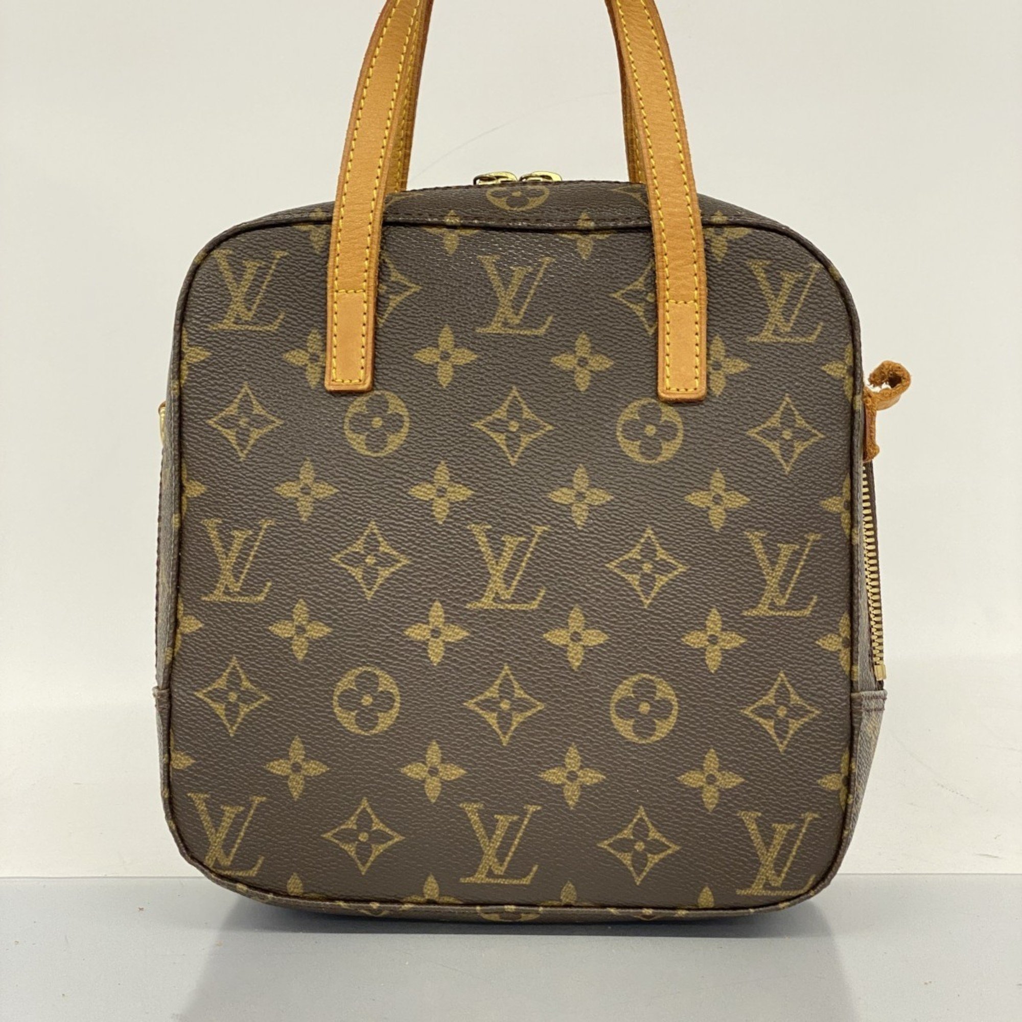 Louis Vuitton handbag Monogram Spontini M47500 brown ladies