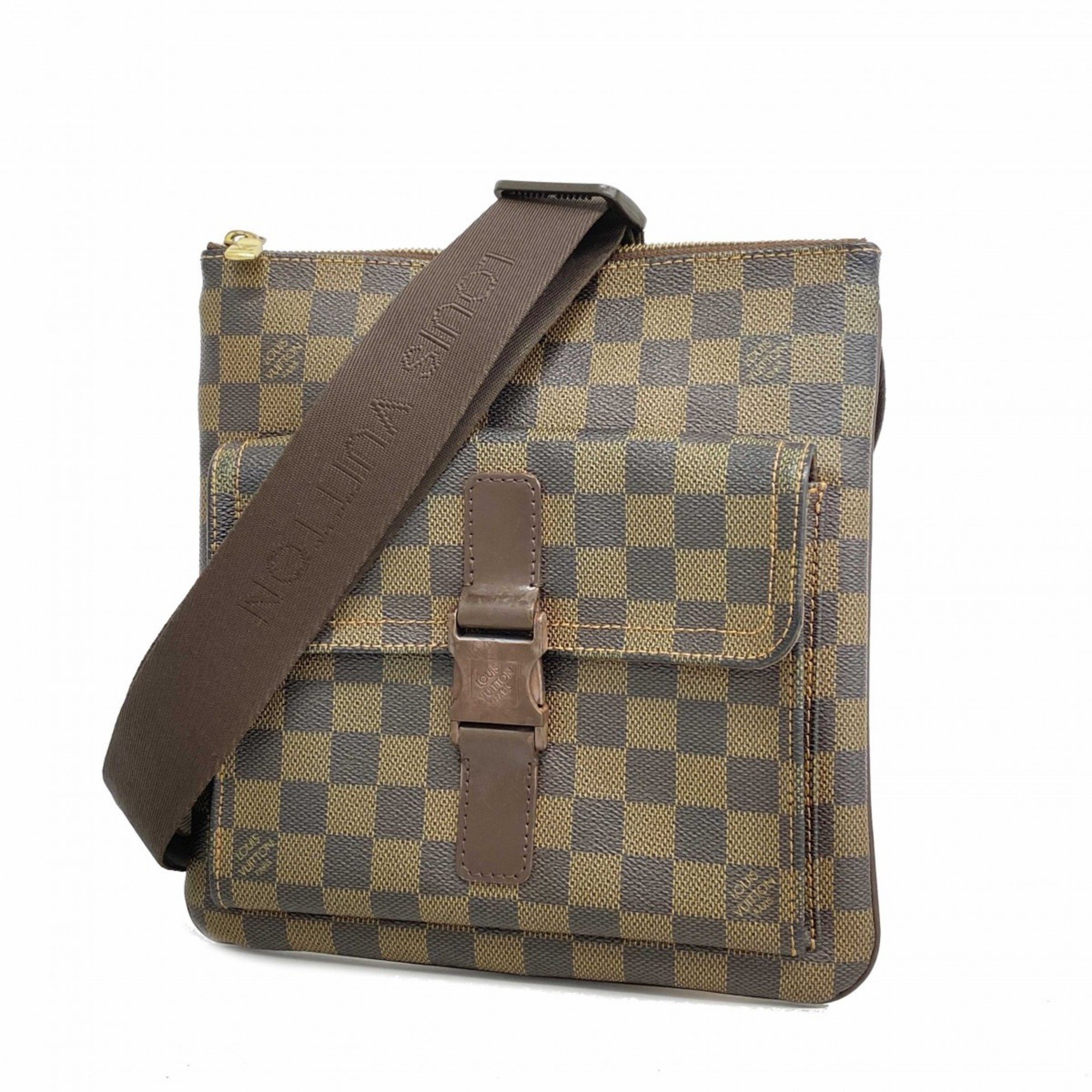 Louis Vuitton Shoulder Bag Damier Pochette Mervil N51127 Ebene Ladies