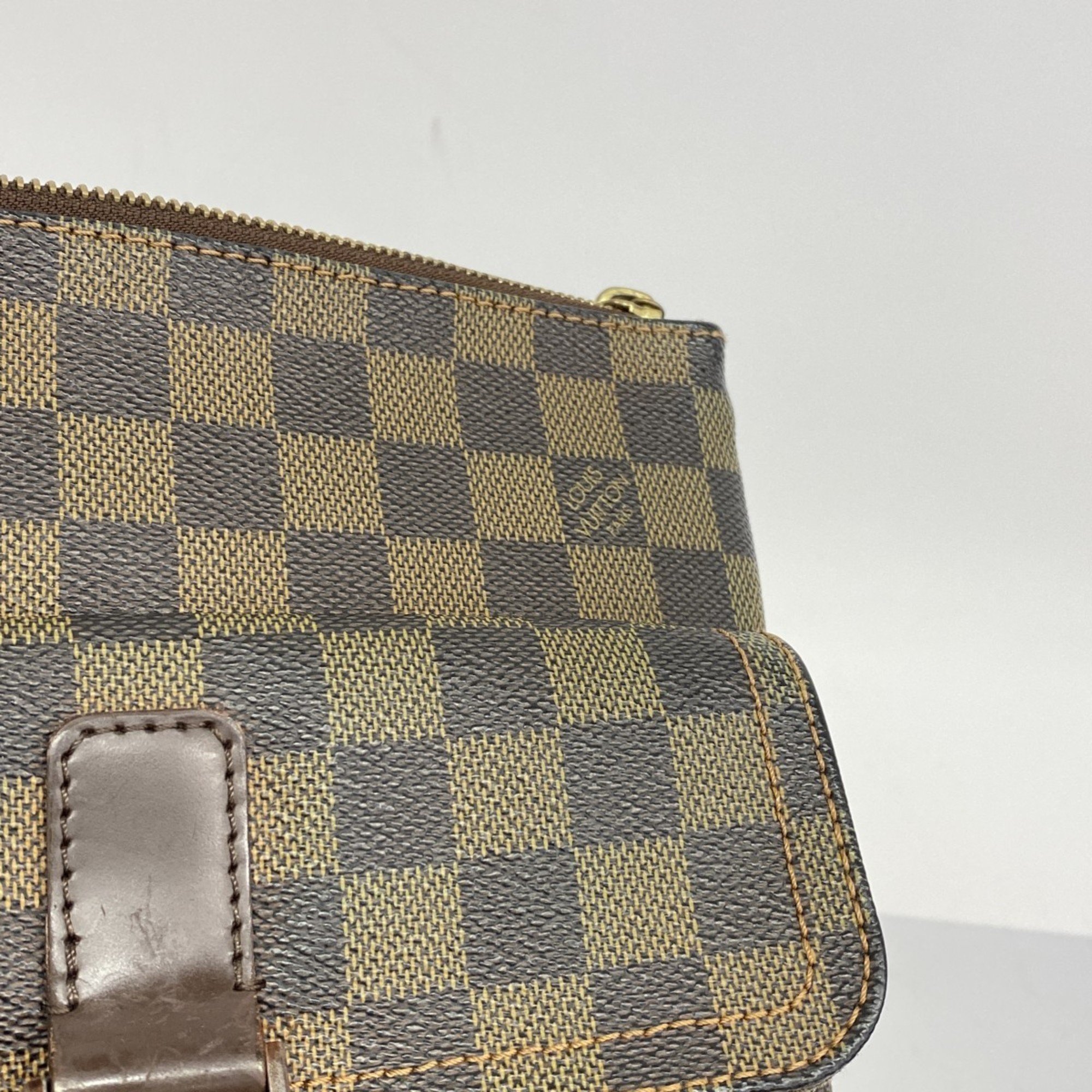 Louis Vuitton Shoulder Bag Damier Pochette Mervil N51127 Ebene Ladies