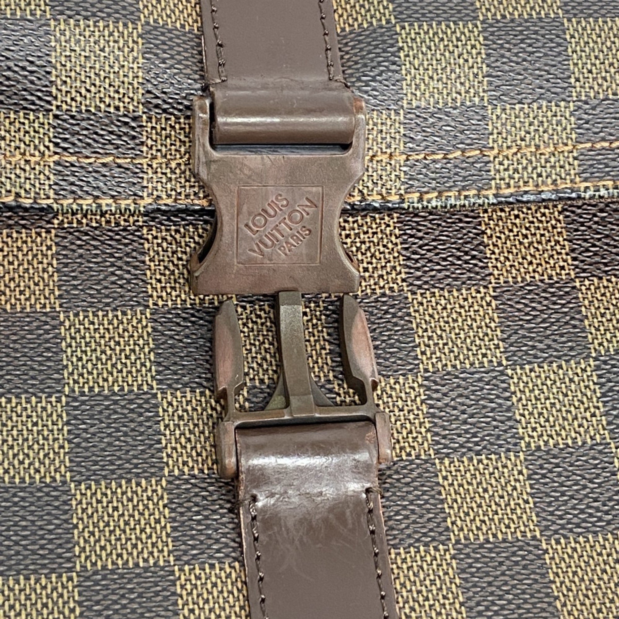 Louis Vuitton Shoulder Bag Damier Pochette Mervil N51127 Ebene Ladies