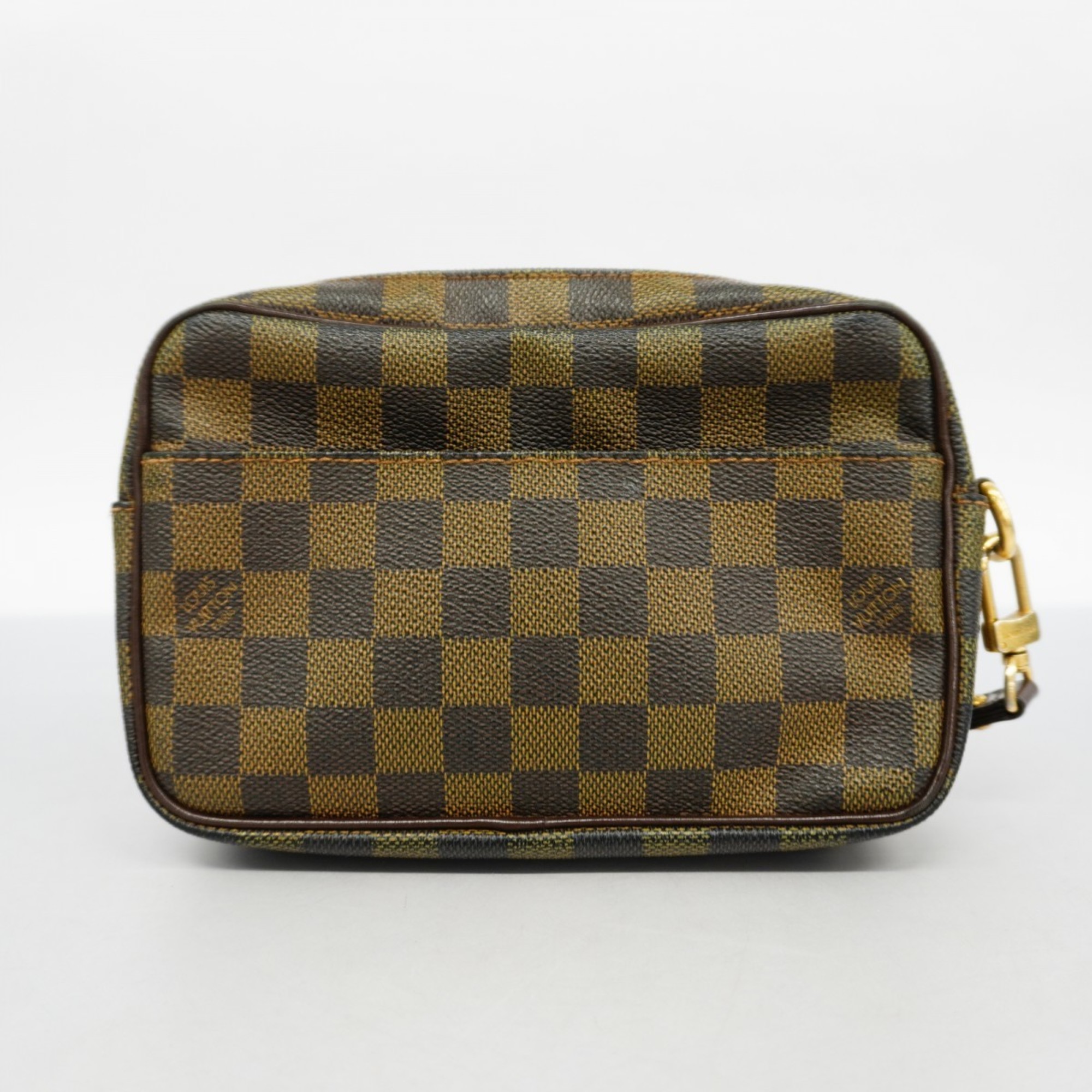 Louis Vuitton Clutch Bag Damier Pochette Biem Macao N61739 Ebene Men's