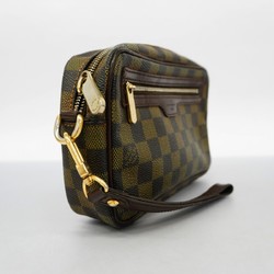 Louis Vuitton Clutch Bag Damier Pochette Biem Macao N61739 Ebene Men's