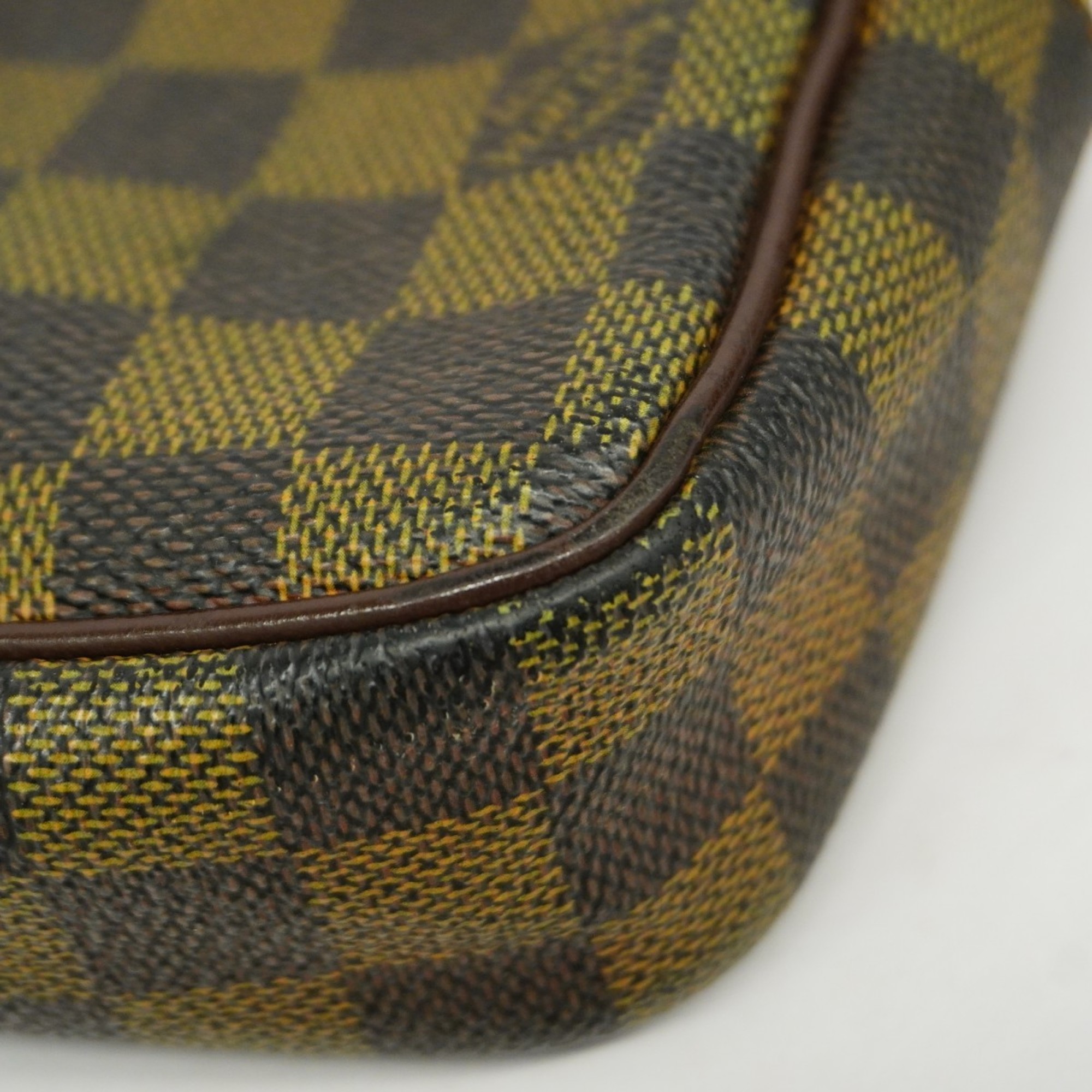 Louis Vuitton Clutch Bag Damier Pochette Biem Macao N61739 Ebene Men's