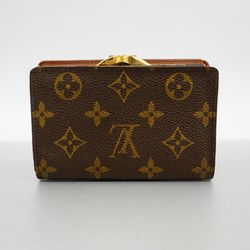 Louis Vuitton Wallet Monogram Porte Monnaie Biennois M61663 Brown Ladies